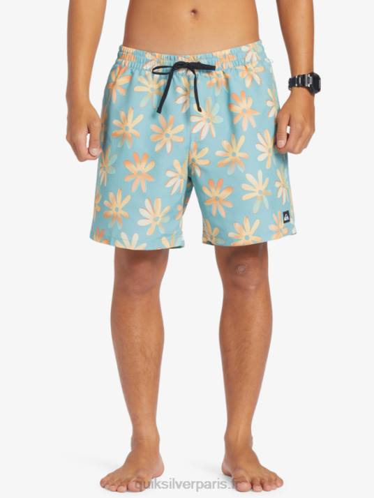 Hommes Quiksilver remixer 17 volées D6PT353 camée bleu