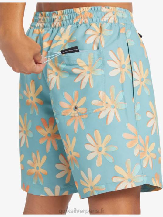 Hommes Quiksilver remixer 17 volées D6PT353 camée bleu