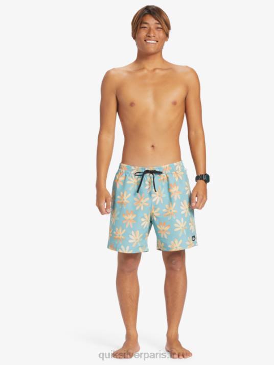 Hommes Quiksilver remixer 17 volées D6PT353 camée bleu