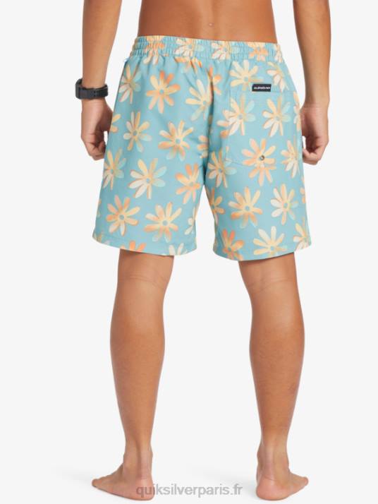 Hommes Quiksilver remixer 17 volées D6PT353 camée bleu