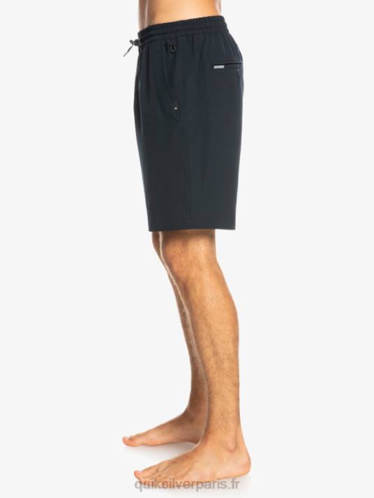 Hommes Quiksilver short amphibien ocean elastic 18 D6PT342 noir