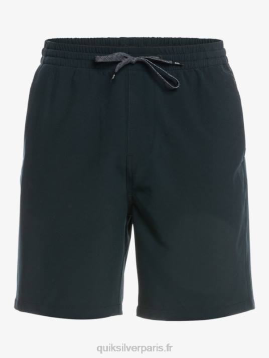 Hommes Quiksilver short amphibien ocean elastic 18 D6PT342 noir
