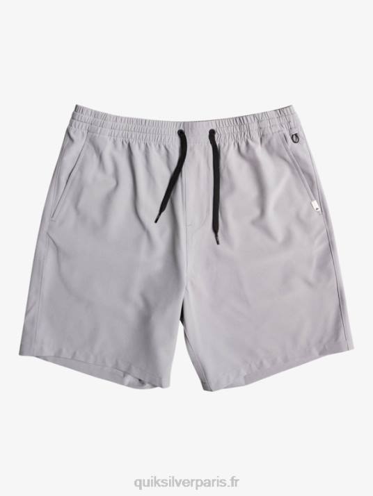 Hommes Quiksilver short amphibien ocean elastic 18 D6PT343 neige fondue