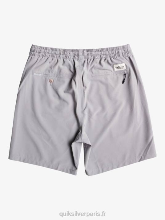 Hommes Quiksilver short amphibien ocean elastic 18 D6PT343 neige fondue