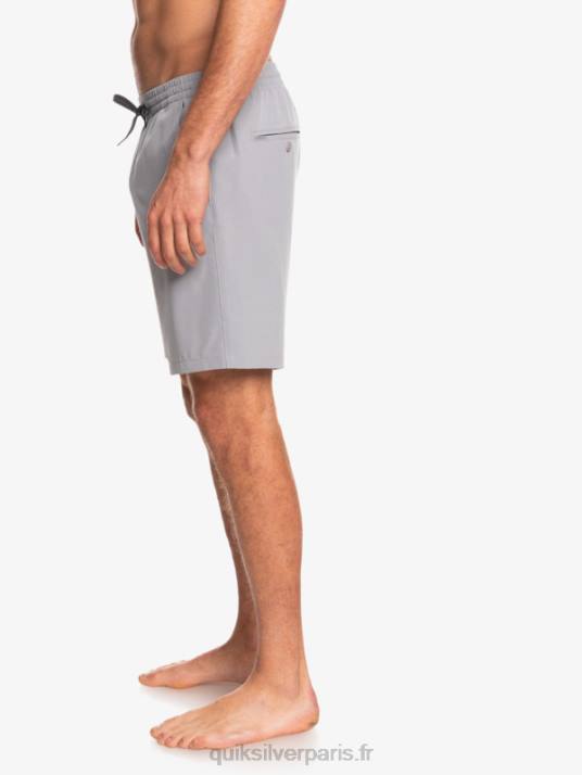 Hommes Quiksilver short amphibien ocean elastic 18 D6PT343 neige fondue