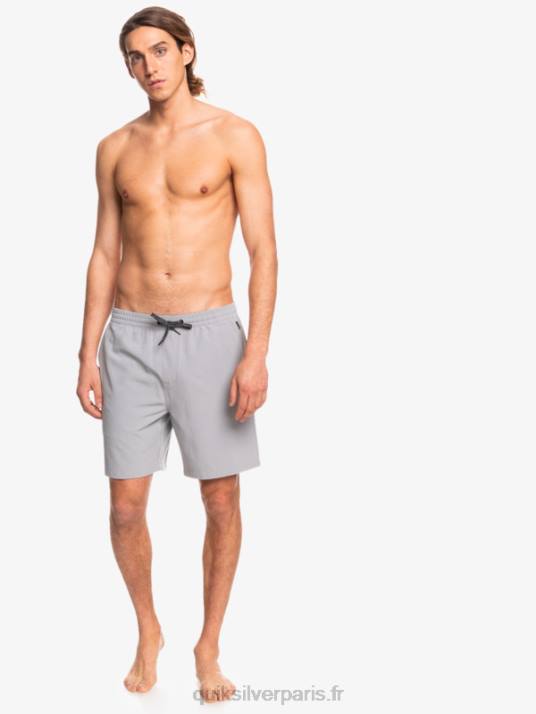 Hommes Quiksilver short amphibien ocean elastic 18 D6PT343 neige fondue