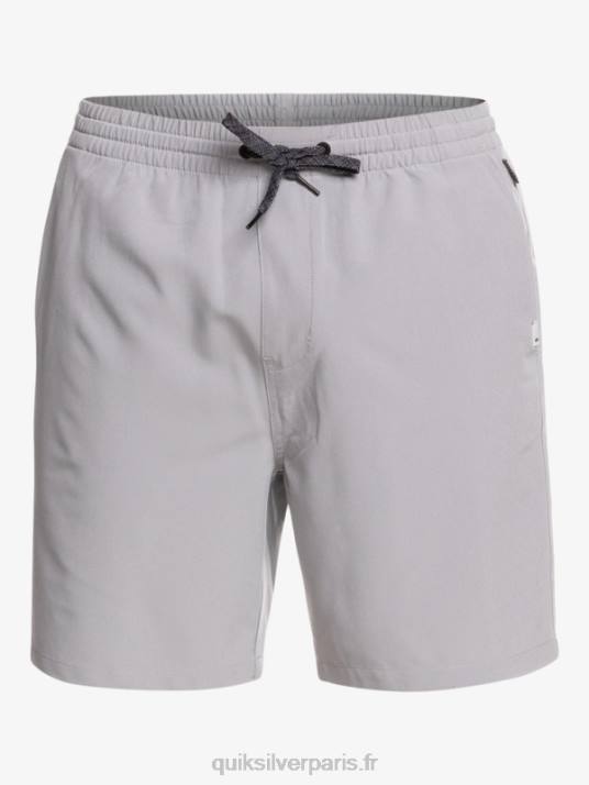 Hommes Quiksilver short amphibien ocean elastic 18 D6PT343 neige fondue