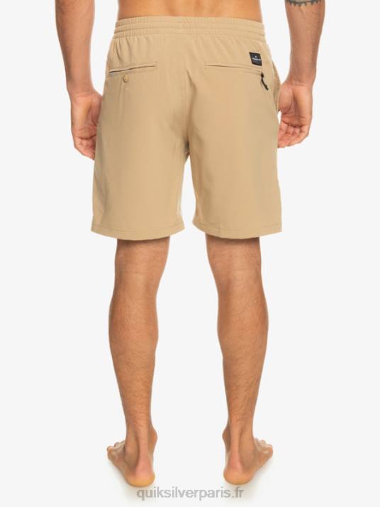 Hommes Quiksilver short amphibien ocean elastic 18 D6PT344 plage