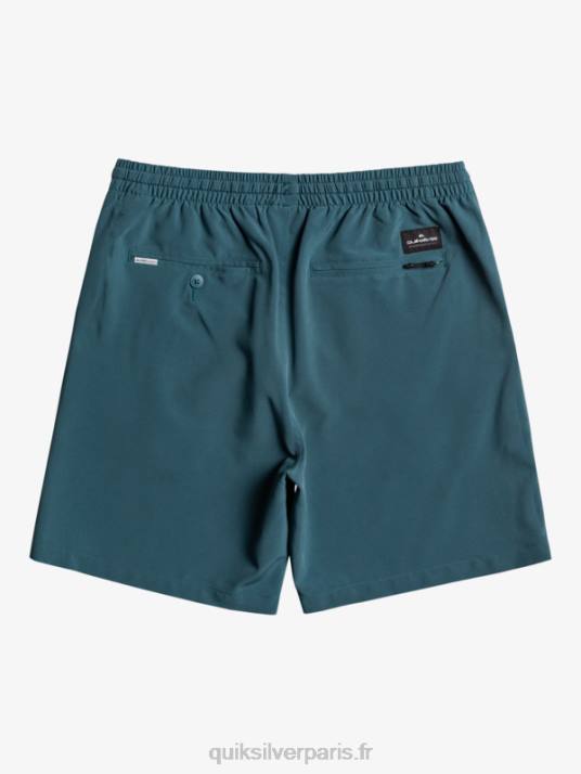 Hommes Quiksilver short amphibien ocean elastic 18 D6PT345 La marine de minuit