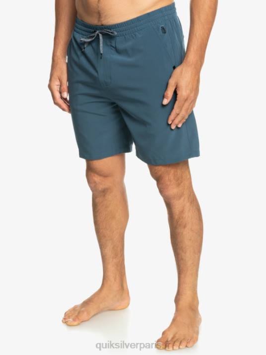 Hommes Quiksilver short amphibien ocean elastic 18 D6PT345 La marine de minuit