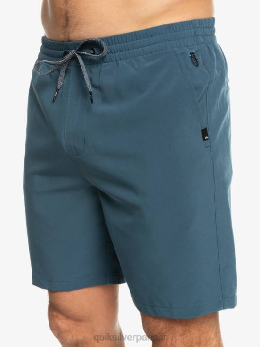 Hommes Quiksilver short amphibien ocean elastic 18 D6PT345 La marine de minuit
