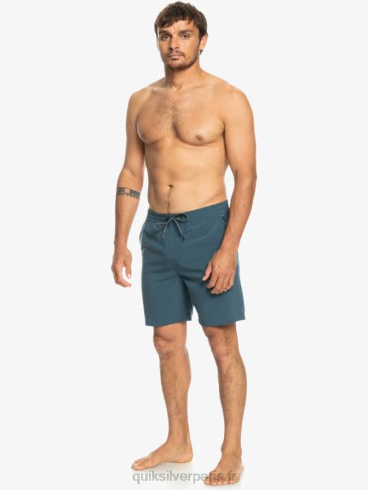 Hommes Quiksilver short amphibien ocean elastic 18 D6PT345 La marine de minuit