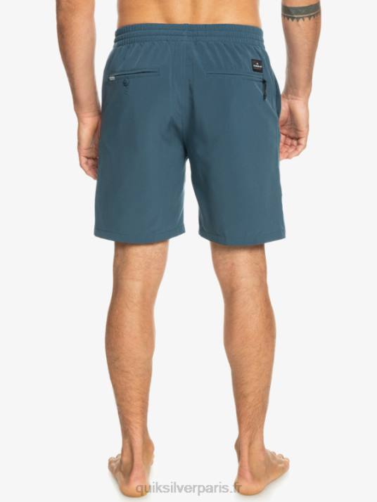 Hommes Quiksilver short amphibien ocean elastic 18 D6PT345 La marine de minuit