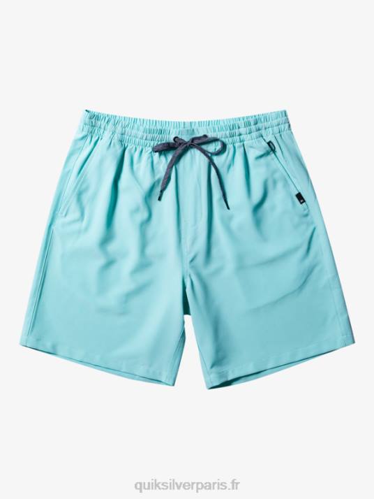 Hommes Quiksilver short amphibien ocean elastic 18 D6PT346 ange bleu