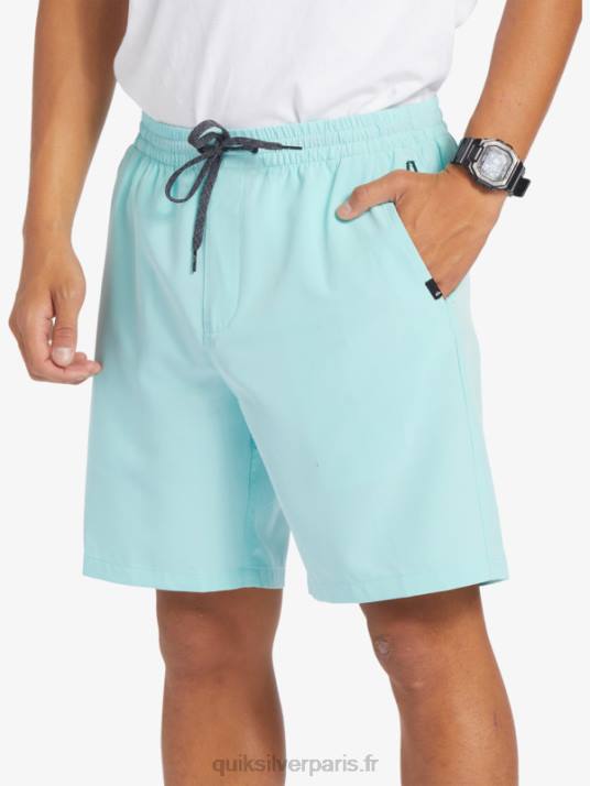 Hommes Quiksilver short amphibien ocean elastic 18 D6PT346 ange bleu