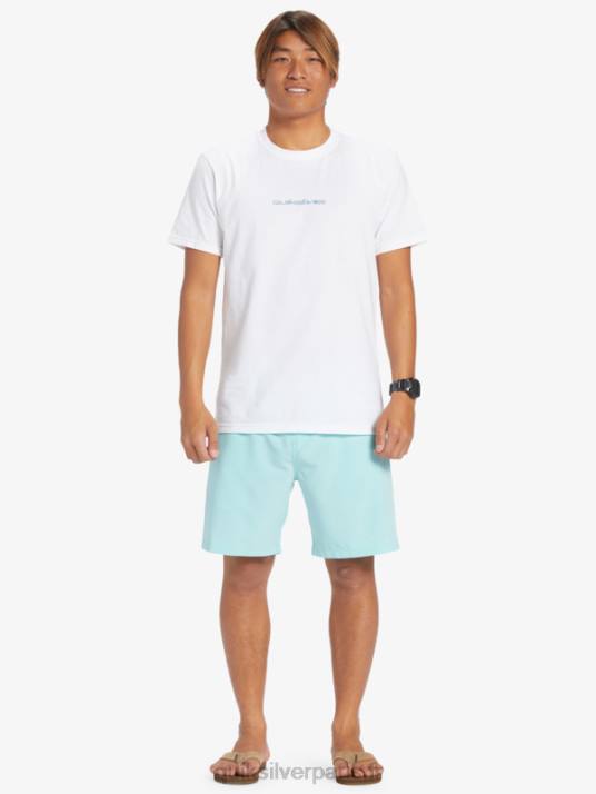 Hommes Quiksilver short amphibien ocean elastic 18 D6PT346 ange bleu