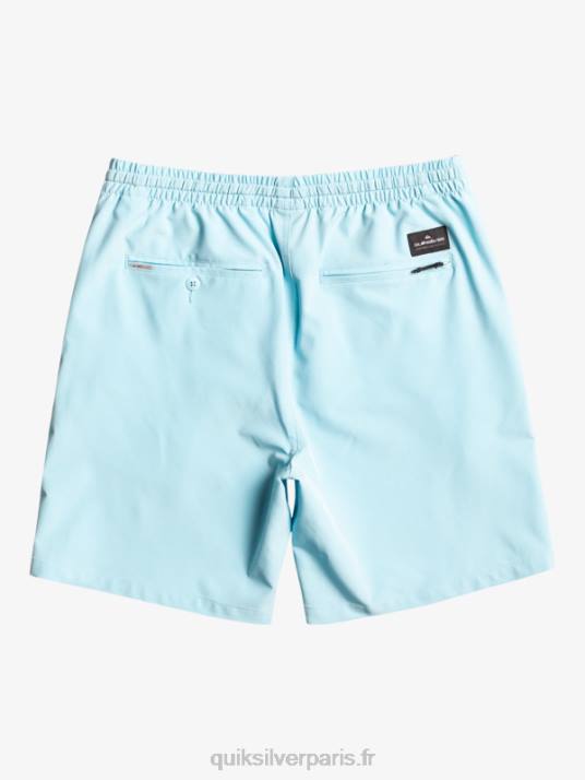Hommes Quiksilver short amphibien ocean elastic 18 D6PT347 bleu ciel