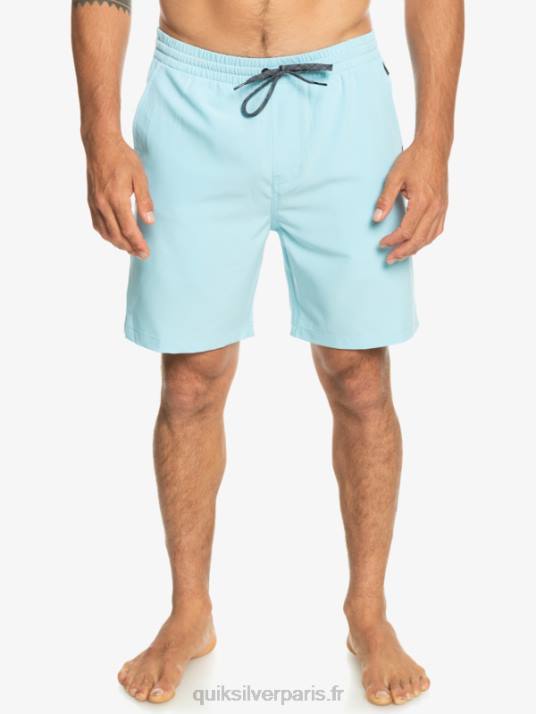 Hommes Quiksilver short amphibien ocean elastic 18 D6PT347 bleu ciel