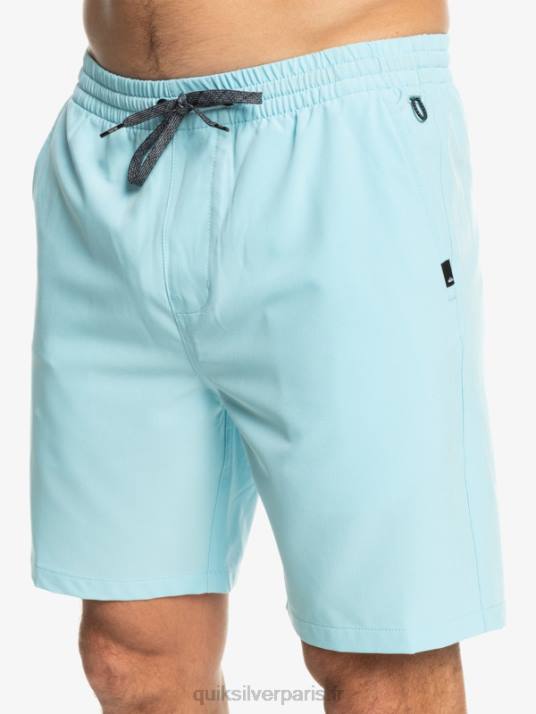 Hommes Quiksilver short amphibien ocean elastic 18 D6PT347 bleu ciel
