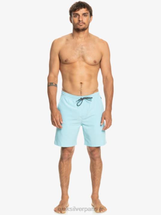 Hommes Quiksilver short amphibien ocean elastic 18 D6PT347 bleu ciel