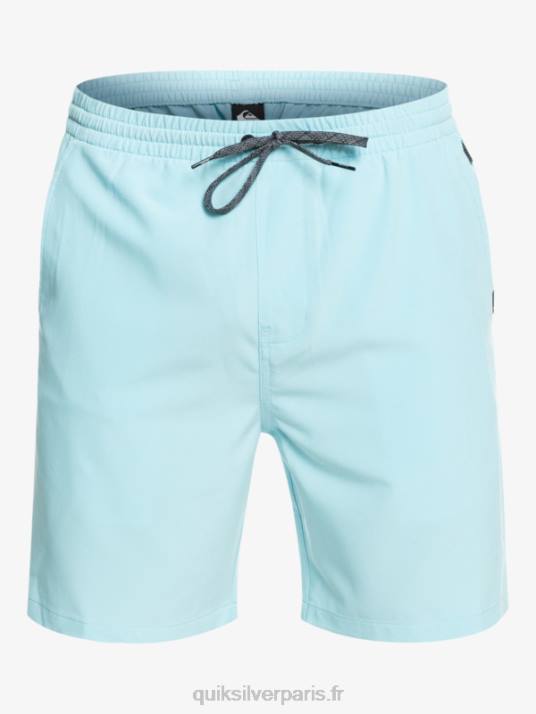 Hommes Quiksilver short amphibien ocean elastic 18 D6PT347 bleu ciel