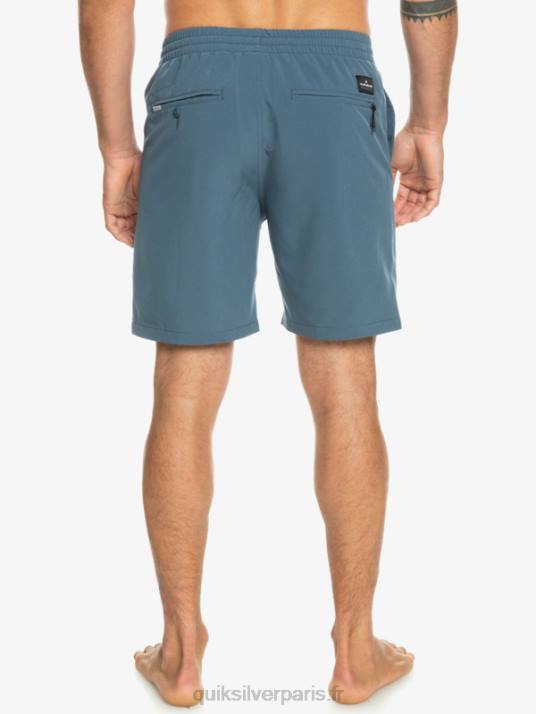 Hommes Quiksilver short amphibien ocean elastic 18 D6PT348 mer de Béring