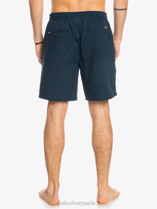 Hommes Quiksilver short amphibien ocean elastic 18 D6PT349 blazer bleu marine