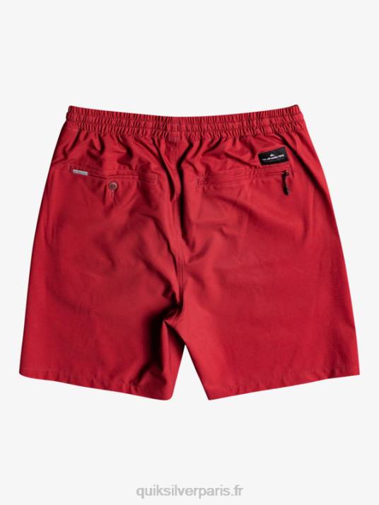 Hommes Quiksilver short amphibien ocean elastic 18 D6PT350 vin rubis