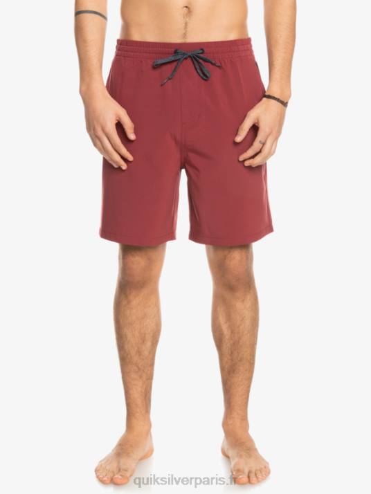 Hommes Quiksilver short amphibien ocean elastic 18 D6PT350 vin rubis