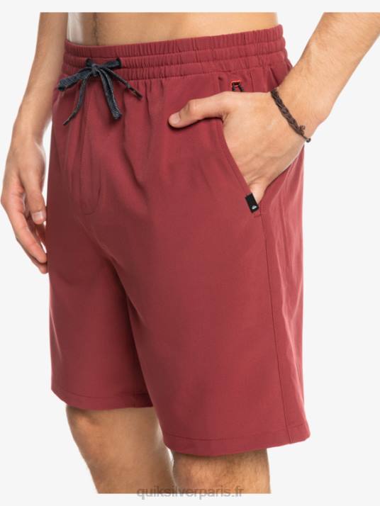 Hommes Quiksilver short amphibien ocean elastic 18 D6PT350 vin rubis