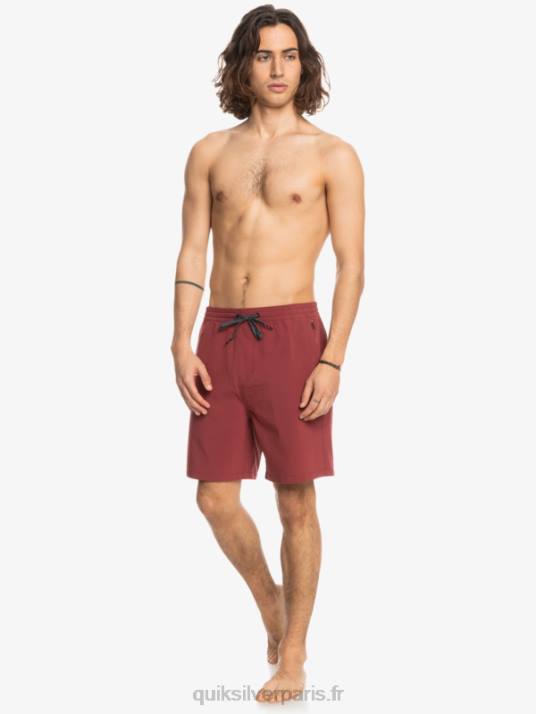 Hommes Quiksilver short amphibien ocean elastic 18 D6PT350 vin rubis