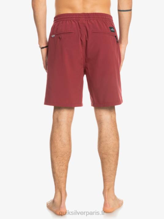 Hommes Quiksilver short amphibien ocean elastic 18 D6PT350 vin rubis