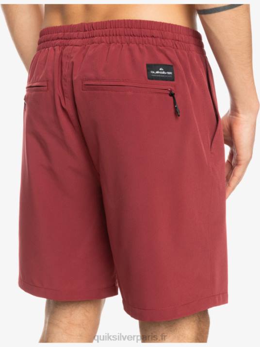 Hommes Quiksilver short amphibien ocean elastic 18 D6PT350 vin rubis