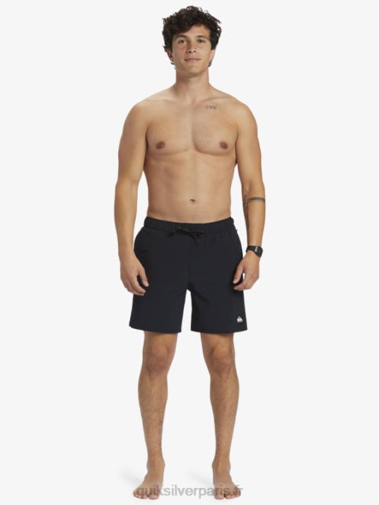 Hommes Quiksilver short d\'entraînement omni stretch 17 D6PT827 noir