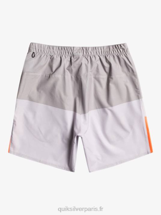 Hommes Quiksilver short d\'entraînement omni stretch 17 D6PT828 gris violet