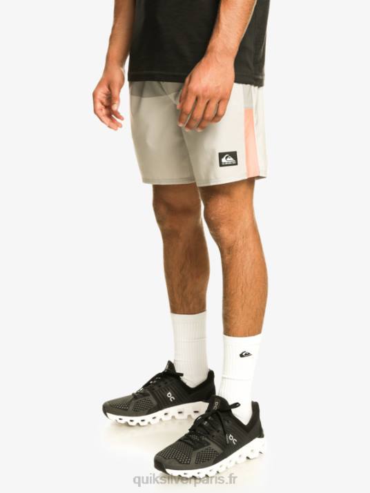 Hommes Quiksilver short d\'entraînement omni stretch 17 D6PT828 gris violet