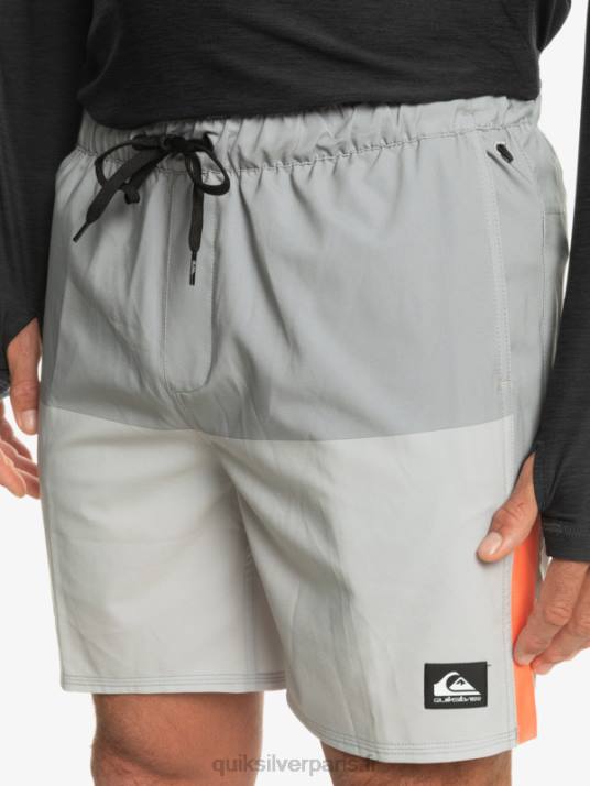Hommes Quiksilver short d\'entraînement omni stretch 17 D6PT828 gris violet