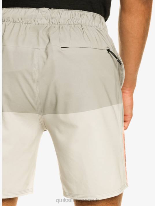 Hommes Quiksilver short d\'entraînement omni stretch 17 D6PT828 gris violet