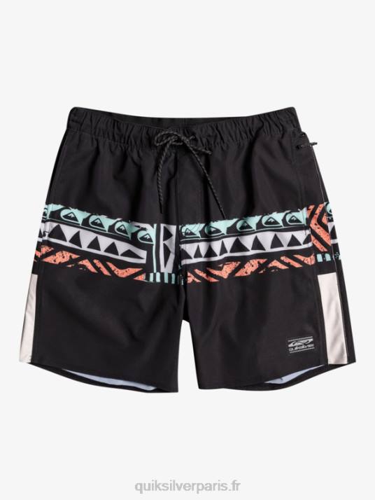 Hommes Quiksilver short d'entraînement omni stretch 17 D6PT829 noir