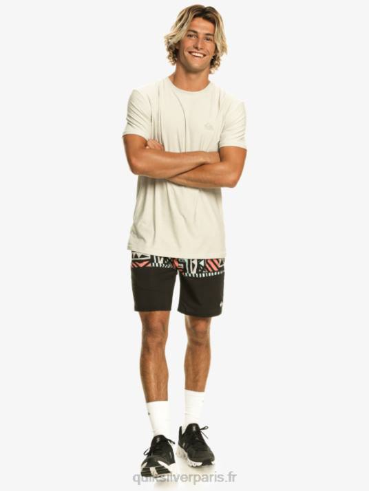 Hommes Quiksilver short d\'entraînement omni stretch 17 D6PT829 noir