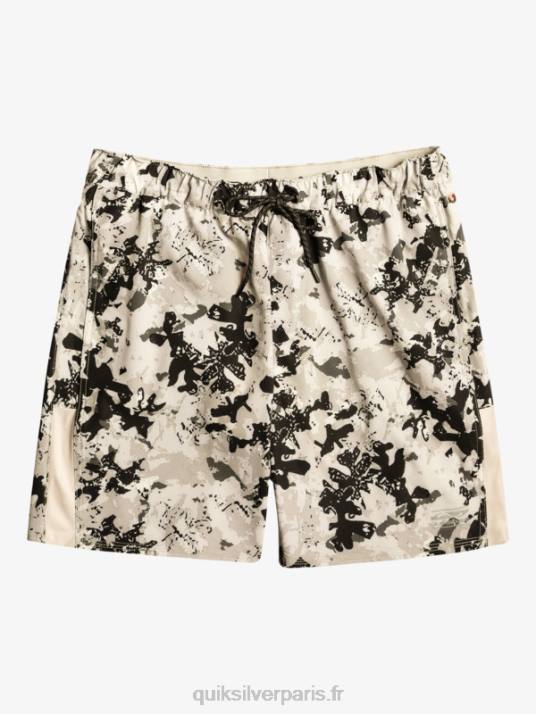 Hommes Quiksilver short d'entrainement omni 17 D6PT793 gris violet