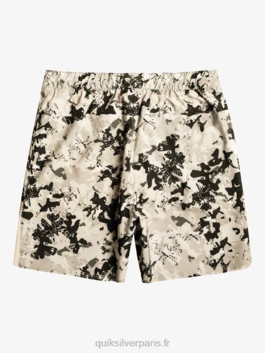 Hommes Quiksilver short d\'entrainement omni 17 D6PT793 gris violet