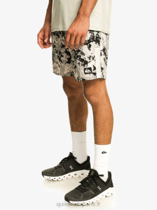 Hommes Quiksilver short d\'entrainement omni 17 D6PT793 gris violet