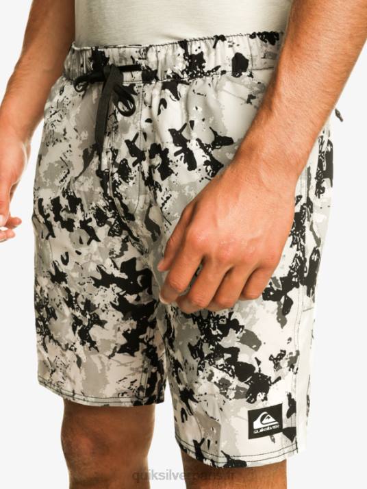 Hommes Quiksilver short d\'entrainement omni 17 D6PT793 gris violet