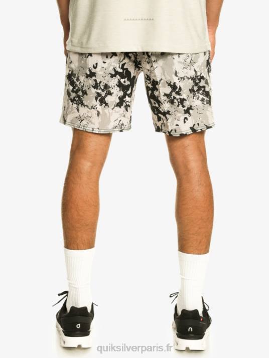 Hommes Quiksilver short d\'entrainement omni 17 D6PT793 gris violet
