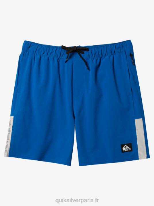 Hommes Quiksilver short d'entrainement omni 17 D6PT795 tuba bleu