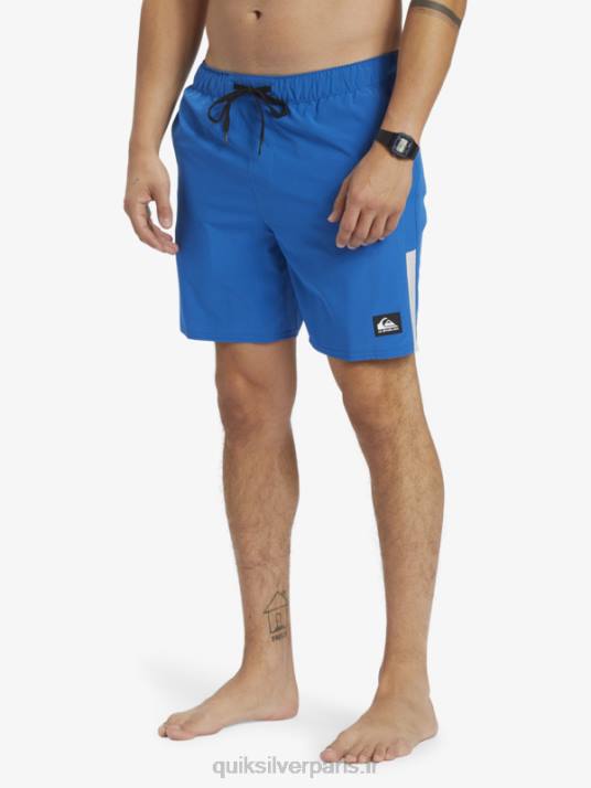Hommes Quiksilver short d\'entrainement omni 17 D6PT795 tuba bleu