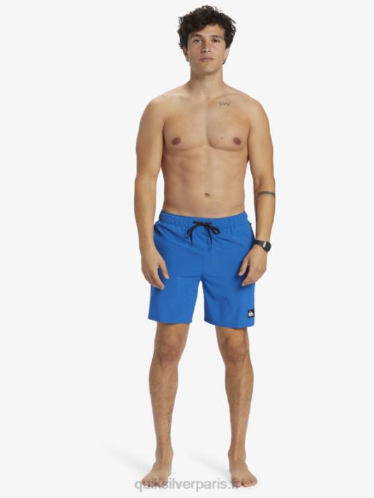 Hommes Quiksilver short d\'entrainement omni 17 D6PT795 tuba bleu
