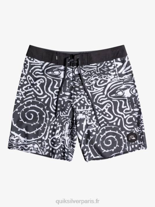 Hommes Quiksilver short de bain en chanvre stretch 69 18 D6PT1814 noir