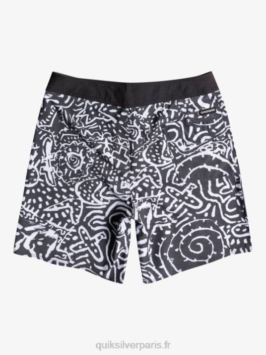 Hommes Quiksilver short de bain en chanvre stretch 69 18 D6PT1814 noir
